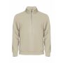 Basic Half Zip Light Khaki S