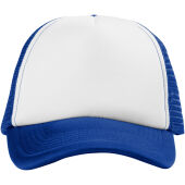 Trucker 5 panel cap - Koningsblauw/Wit