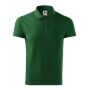 Polo Shirt men's Cotton bottle green S