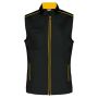 Damesgilet DayToDay black/yellow 3XL