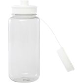 Ryder 900 ml RCS gecertificeerde RPET sportfles met multifunctioneel deksel - Wit