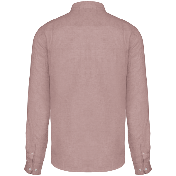 Chemise en lin homme Petal Rose L Chemise en lin homme Petal Rose L