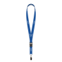 Afneembare polyester lanyard in Pantone-kleur met zeefdruk en bulldogclip Afneembare polyester lanyard in Pantone-kleur met zeefdruk en bulldogclip