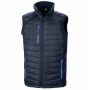 Black compass gewatteerde softshell bodywarmer Navy/Royal XS