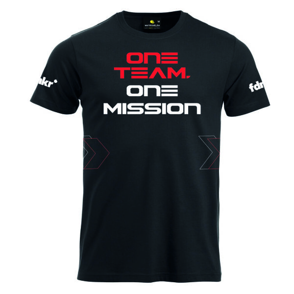 Belgium Racing T-shirt zwart