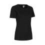 Interlock T-shirt | dames - Zwart, S