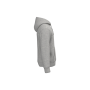 Ecologische uniseks sweater met capuchon Moon Grey Heather XL