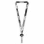 Polyester sublimatie lanyard met ovale badge reel met logo