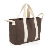 BEAU AWARE™ strandtas van 400gsm gerecycled canvas, bruin BEAU AWARE™ strandtas van 400gsm gerecycled canvas, bruin