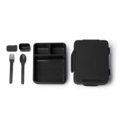 COMIX 1,3 liter lunchbox van PP - zwart