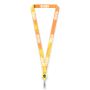 rPET sublimatie badge‑reel keycord