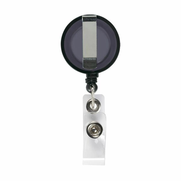 BadgeClip Badgehalter - transparten schwarz BadgeClip Badgehalter - transparten schwarz