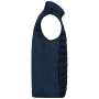 Herenbodywarmer in twee stoffen Mid Navy / Midnight Navy Heather 3XL Herenbodywarmer in twee stoffen Mid Navy / Midnight Navy Heather 3XL