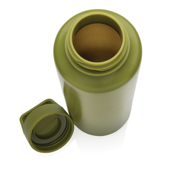 RCS gecertificeerd recycled PP waterfles met handvat, groen RCS gecertificeerd recycled PP waterfles met handvat, groen