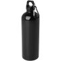 Oregon 750 ml RCS certified single wall stainless steel water bottle with carabiner - Solid black