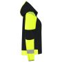 Softshell Capuchon Reflective Redefined Dames 406115 Black-Fluor Yellow 3XL