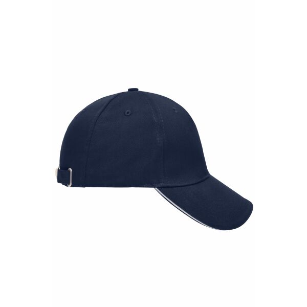 5 Panel Sandwich Cap navy/white one size 5 Panel Sandwich Cap navy/white one size