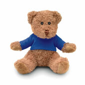 JOHNNY T - Teddybeer met T-shirt - Blauw