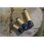 Lucid 3W RCS gerecycled plastic & bamboo zaklamp, zwart, bruin