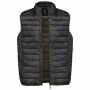 Men’s lightweight sleeveless down jacket jungle camo 4XL
