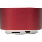 Ankaa 3W gerecycleerde aluminium draadloze Bluetooth®-speaker - Rood