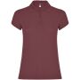 Star damespolo met korte mouwen - Berry Red - 3XL