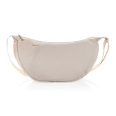 Crescent XL AWARE™ RPET halve maan sling bag, beige