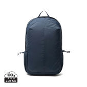 KENTO URBAN RCS  recycled nylon 15,6 inch rugzak met voorvak, donkerblauw