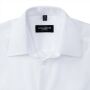 RUS Men LSL Tailored Polycot. Poplin Shirt, White, 4XL