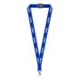 Polyester lanyard met reflecterende draden Polyester lanyard met reflecterende draden