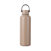 VINGA Baltimore RCS recycled SS fles 600 ML, greige