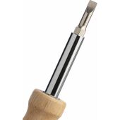 Rubberhout schroevendraaierset Leni bruin