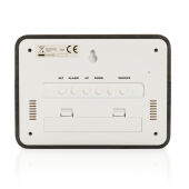 Grundig weerstation met alarm en kalender, wit