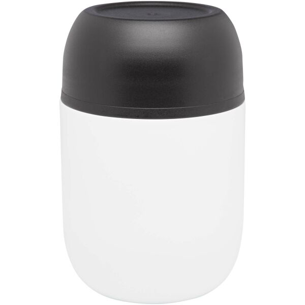 Supo 480 ml dubbelwandige lunchpot van gerecycled roestvrij staal met opvouwbare lepel