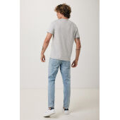 IQONIQ Brett gerecycled katoen t-shirt, light heather grey (XXS)