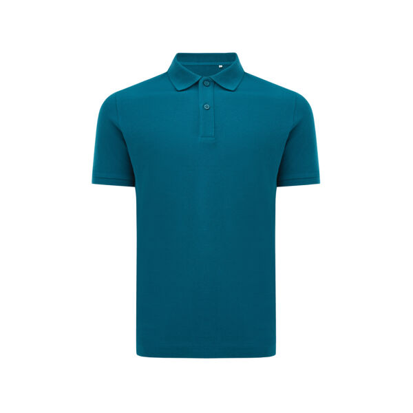 IQONIQ Yosemite gerecycled katoen pique polo, dark teal (S) IQONIQ Yosemite gerecycled katoen pique polo, dark teal (S)