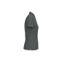 Ecologische damespolo in piquétricot Iron Grey M