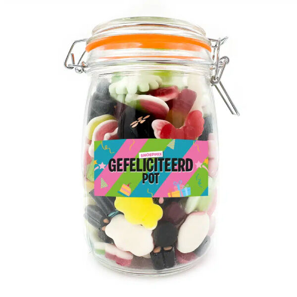 Snoeppot I Gefeliciteerd Snoeppot I Gefeliciteerd