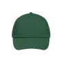 5 Panel Promo Cap Lightly Laminated dark green one size