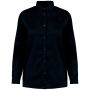 Ecologisch damesoverhemd van lyocell Washed Dark Navy XS