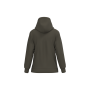 Eco damessweater met capuchon Dark Khaki XS