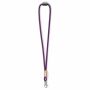 Polyester koord-keycord met bamboe plaatje