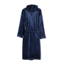 VINGA Louis luxury plush GRS RPET robe size S-M, navy