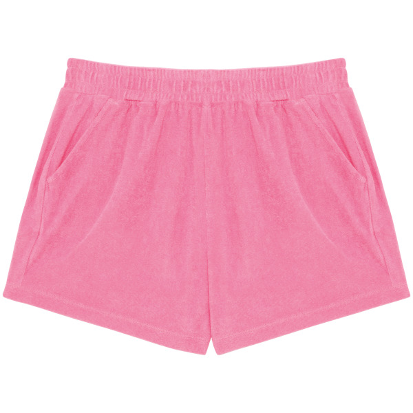 Dames short Terry Towel Candy Rose XS