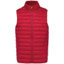 Ecologische lichte bodywarmer voor heren Hibiscus Red 4XL