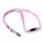 Polyester tubulaire keycord met metalen klem