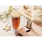 TEROL - Dubbelwandige glazen mok 450ml - Transparant TEROL - Dubbelwandige glazen mok 450ml - Transparant