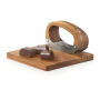 AdHoc RoccaVerde hakmes met snijplank, bruin