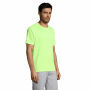 SPORTY - SPORTY HEREN T-Shirt - 3XL - Neon Geel