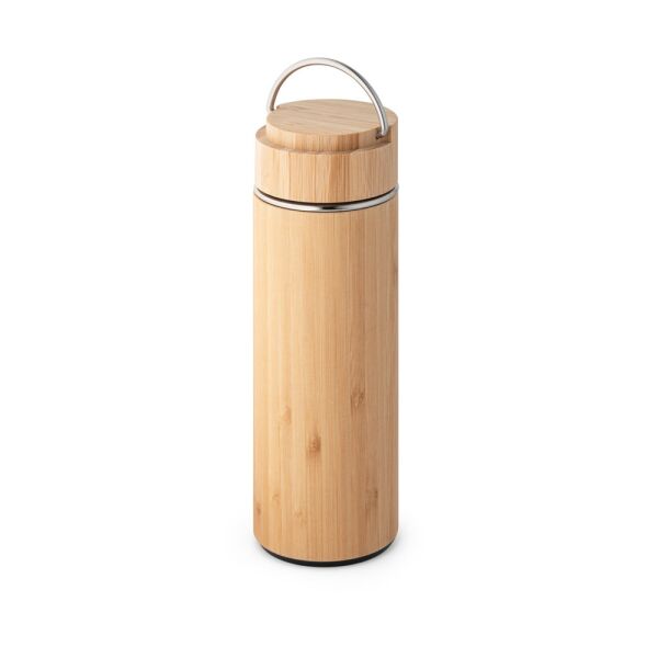 SOW. Thermosfles in bamboe en roestvrij staal 440 mL